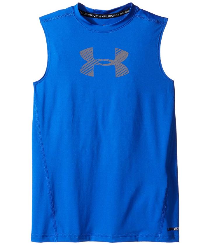 Under Armour Kids Armour Sleeveless (big Kids) (ultra Blue) Boy's Sleeveless