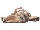 Nine West Irock (light Gold Synthetic) Women's Sandals