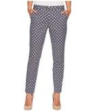 Michael Michael Kors Miranda Pants (true Navy/white) Women's Casual Pants