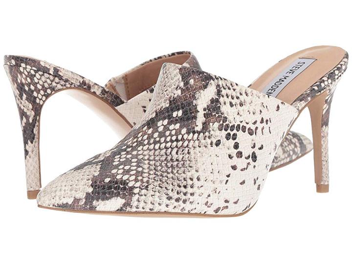 Steve Madden Deuces (natural Snake) High Heels