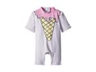 Stella Mccartney Kids Sonny Ice Cream Print All-in-one Swimsuit (infant) (lilac) Girl's Swimsuits One Piece