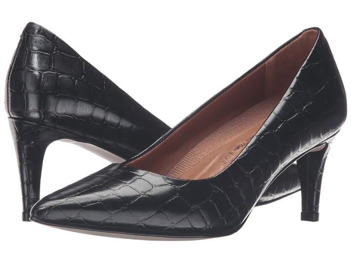 Walking Cradles Sophia (navy Brushed Crocco Print) High Heels
