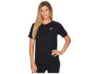 Nike Breathe Short Sleeve Running Top (black) Women's Clothing