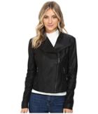 Marc New York By Andrew Marc Felix 19 Feather Leather Jacket (black) Women's Jacket