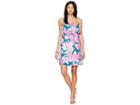 Lilly Pulitzer Annastasha Dress (tidal Wave Pans Garden) Women's Dress