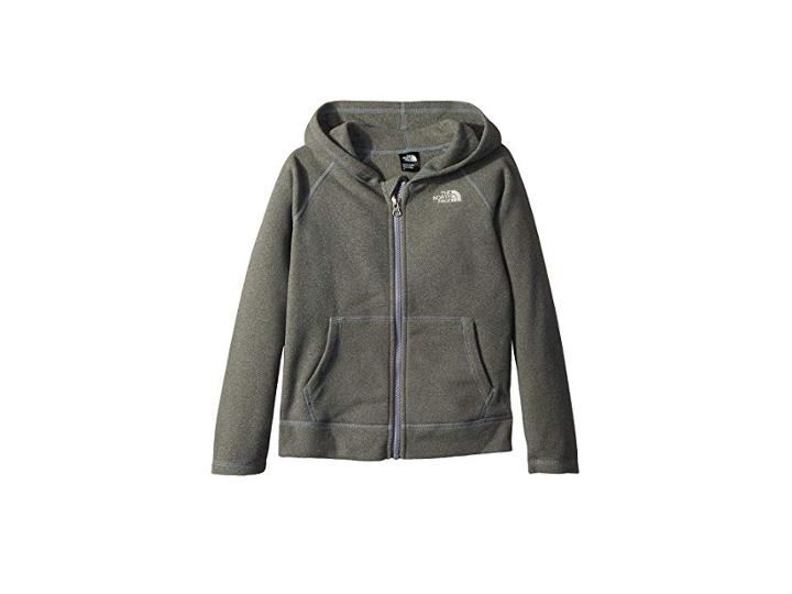 The North Face Kids Glacier Full Zip Hoodie (toddler) (tnf Medium Grey) Boy's Sweatshirt