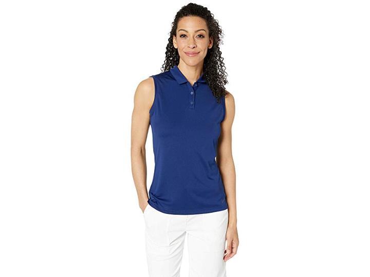 Nike Golf Dry Sleeveless Polo (blue Void/blue Void) Women's Clothing