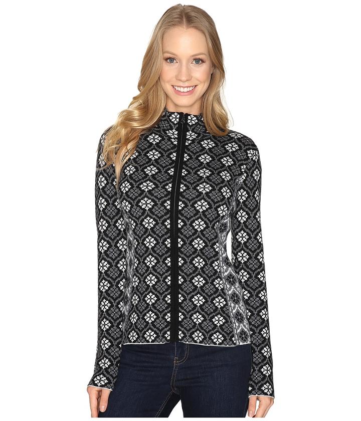 Obermeyer Jenny Knit Cardigan (black) Women's Sweater