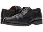 Aquatalia Vance (black Woven Leather) Men's Lace Up Casual Shoes