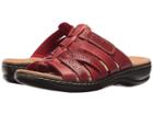 Clarks Leisa Field (red Leather) Women's Shoes