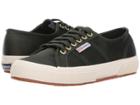 Superga 2750 Satin (military/gold) Women's Lace Up Casual Shoes