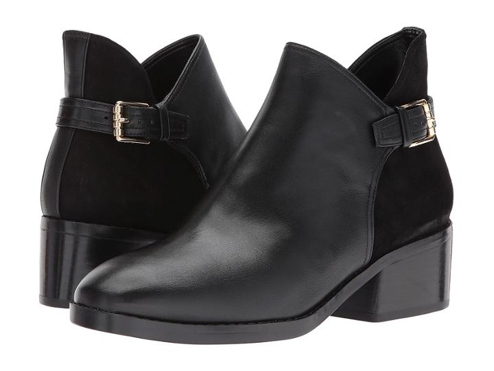 Cole Haan Althea Bootie (black Leather/suede) Women's Boots