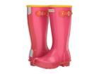 Hunter Kids Original Color Block (little Kid/big Kid) (bright Pink/colour Block) Girls Shoes