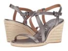 Calvin Klein Bellemine Espadrille Wedge (anthacite) Women's Wedge Shoes