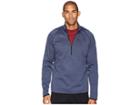 Nike Thermal Top Long Sleeve 1/4 Zip (thunder Blue/black) Men's Clothing