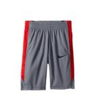 Nike Kids Dry Shorts Avalanche (little Kids/big Kids) (cool Grey/university Red/black/black) Boy's Shorts