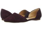 Tommy Hilfiger Naree3 (burgundy Suede) Women's Flat Shoes
