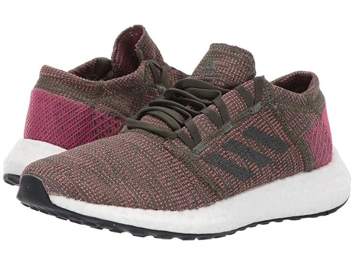 Adidas Running Pureboost Element (base Green/night Cargo/trace Maroon) Women's Shoes