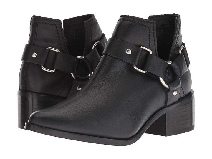 Steven Lee (black Leather) Women's Shoes