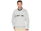 Lacoste Long Sleeve Lacoste Letter Block Graphic Sweater (pluvier Chine/multico) Men's Sweater