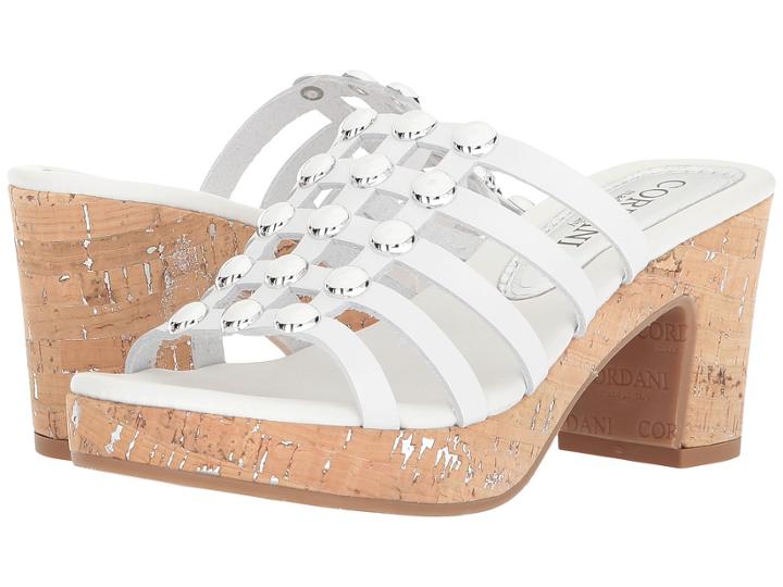 Cordani Keane (white Leather) High Heels