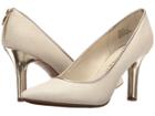 Anne Klein Falicia (light Natural/silver/silver Fabric) High Heels