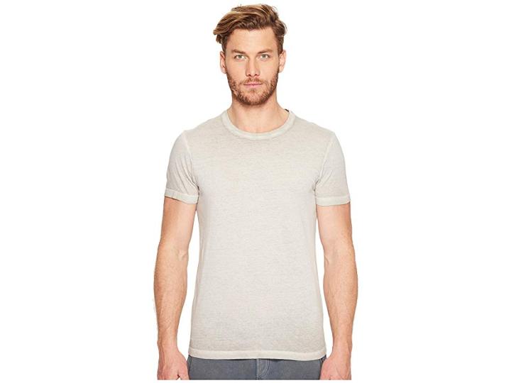 Belstaff Trafford Cold Dye Jersey T-shirt (stone Grey) Men's T Shirt