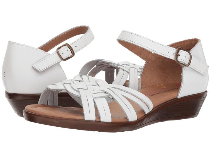 Comfortiva Fortune (white) Women's Wedge Shoes