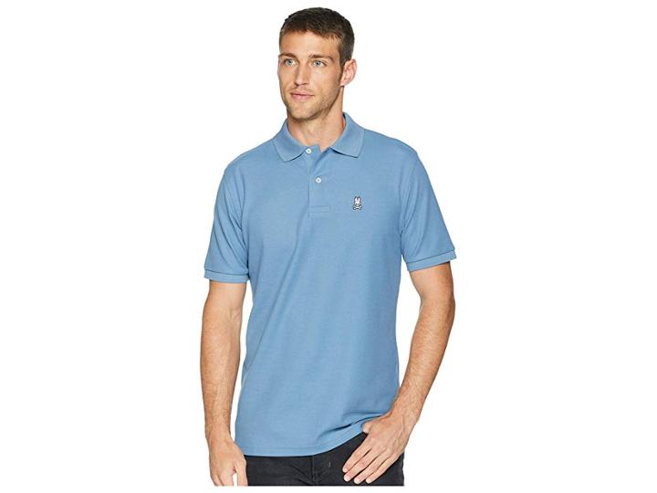 Psycho Bunny Classic Polo Fashion Colors (gulf) Men's Short Sleeve Pullover