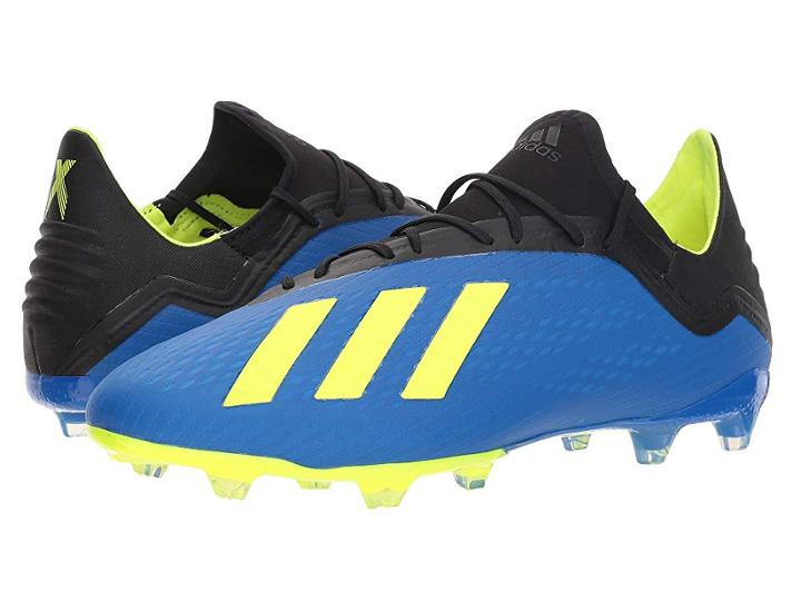 Adidas X 18.2 Fg World Cup Pack (football Blue/solar Yellow/black) Men's Soccer Shoes