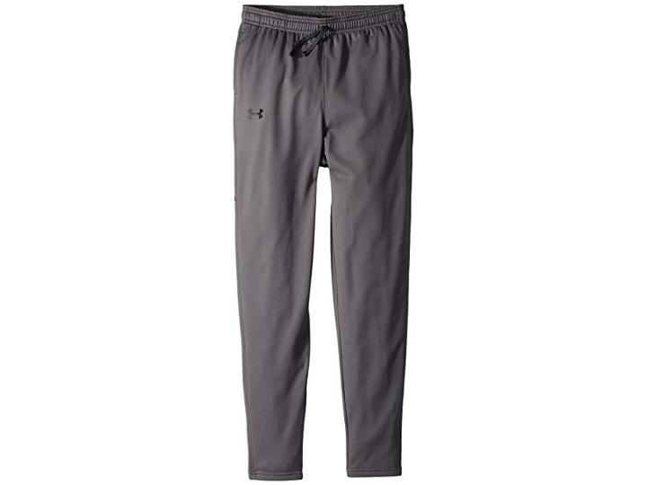 Under Armour Kids Brawler Tapered Pants (big Kids) (graphite/green Typhoon/black) Boy's Casual Pants