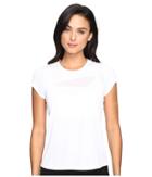 Spyder Blytz Short Sleeve Tech Tee (white/white) Women's T Shirt