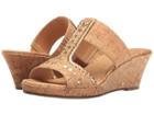 Jack Rogers Nora (cork/gold) Women's Wedge Shoes