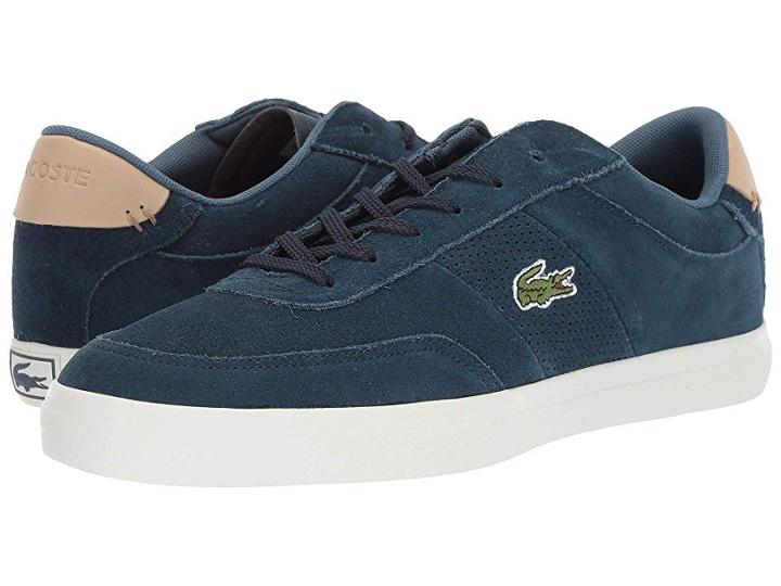 Lacoste Court-master 418 1 (navy/natural) Men's Shoes