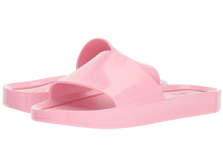 Mini Melissa Mel Beach Slide (little Kid/big Kid) (baby Pink) Girls Shoes