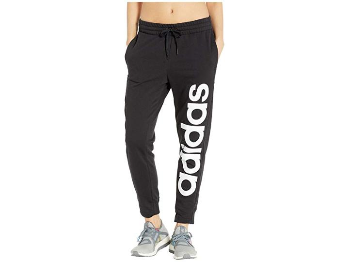 Adidas Essentials Season Brand Pants (black/white) Women's Casual Pants