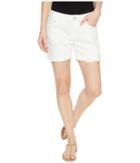 Mavi Jeans Pixie Boyfriend Shorts In White Ripped Nolita (white Ripped Nolita) Women's Shorts