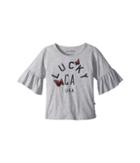 Lucky Brand Kids Nora Graphic Tee (little Kids) (greystone Heather) Girl's T Shirt
