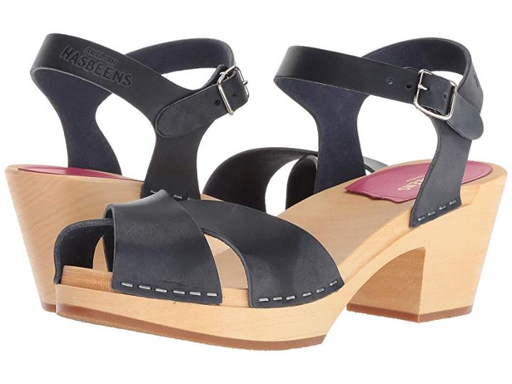 Swedish Hasbeens Mirja (dark Blue) Women's Shoes