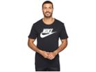 Nike Futura Icon Tee (black/black/white) Men's Short Sleeve Pullover
