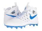 Nike Huarache V Lax (white/photo Blue) Men's Cleated Shoes