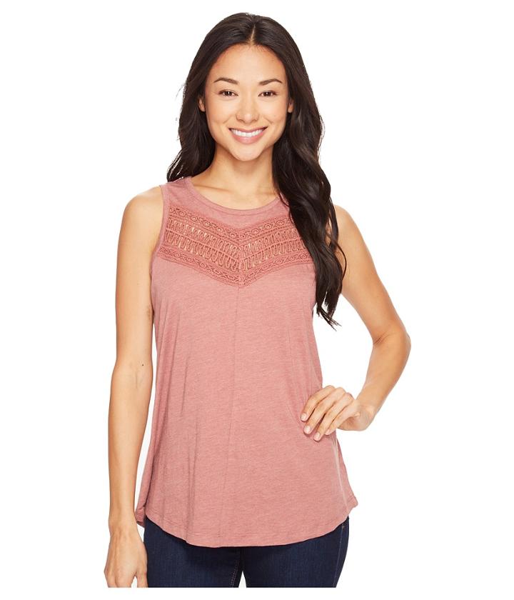 Prana Petra Top (lacquered Rose) Women's Sleeveless