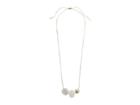 French Connection Long Beaded Pendant Necklace 40 (grey) Necklace