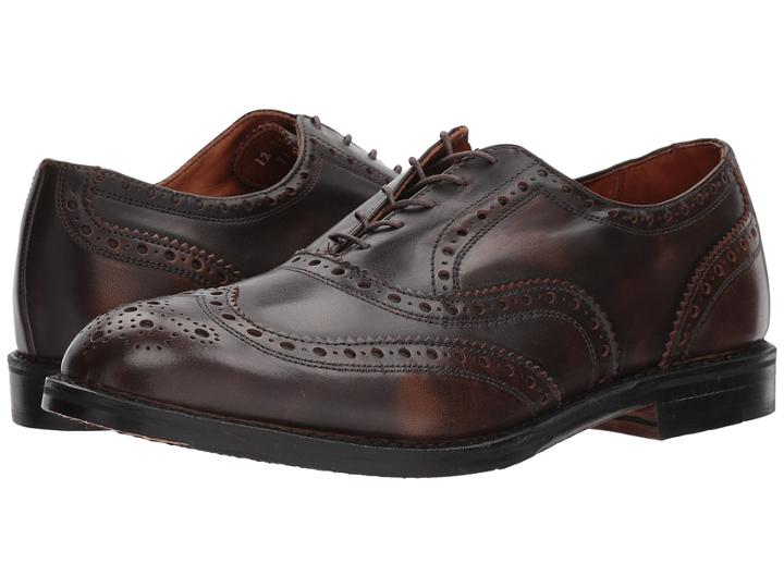 Allen Edmonds Whitney Wingtip (brown Burnished Calf) Men's Lace Up Wing Tip Shoes