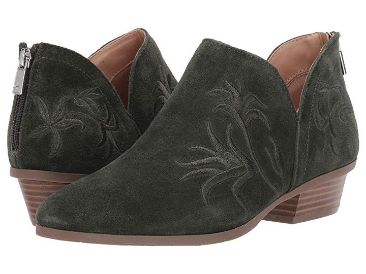 Kenneth Cole Reaction Side Gig (olive Suede) Women's Shoes