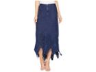 Xcvi Daru Skirt (distressed Evening Wash) Women's Skirt