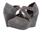 Cordani Roam (grey Suede) Women's Wedge Shoes