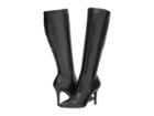 Nine West Fallon Tall Dress Boot (black/black Leather) Women's Boots