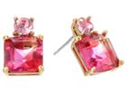 Kate Spade New York Flying Colors Delicate Drop Earrings (pink Multi) Earring