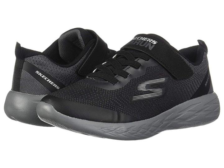 Skechers Kids Go Run 600 (little Kid/big Kid) (black/charcoal 2) Boy's Shoes